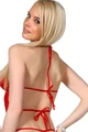 Kadın Kırmızı Taş Detaylı Dantel Babydoll - Resim 2