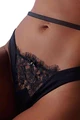Siyah Dantel Detaylı Polyester İç Çamaşır Takımı - Resim 2