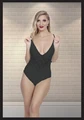 Kadın Siyah Dantel Detaylı Fantezi Babydoll - Poliamid, Elastan - Resim 3