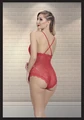 Kadın Kırmızı Dantel Detaylı Fantezi Babydoll, %90 Poliamid %10 Elastan - Resim 2