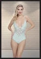 Kadın Fantezi Babydoll, Dantel Detaylı, Poliamid Elastan - Resim 4