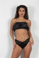 Kadın İç Çamaşır Takımı - Siyah, %100 Polyester - Resim 1