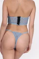 Kadın Mavi Özel Tasarım İç Çamaşır Takımı, %100 Polyester - Resim 2