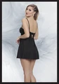 Dantel Detaylı Seksi Mini Elbise - Resim 4